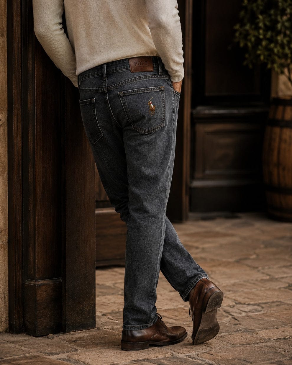 Pack of 2 Premium Denim Jeans (Grey & Navy Blue)